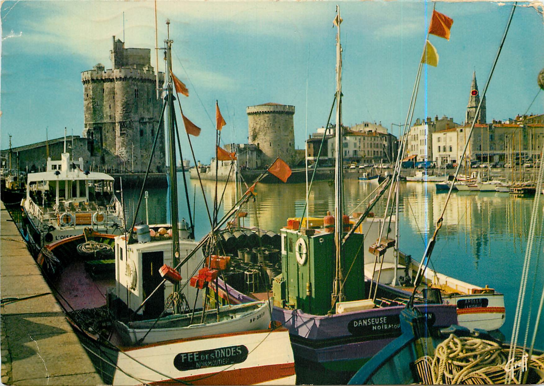 La Rochelle — Port de La Rochelle avec la Tour de la Lanterne — Éditions GREFF