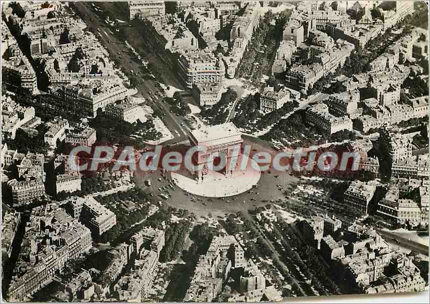 CPSM Paris Place et Arc de Triomphe de l'Etoile