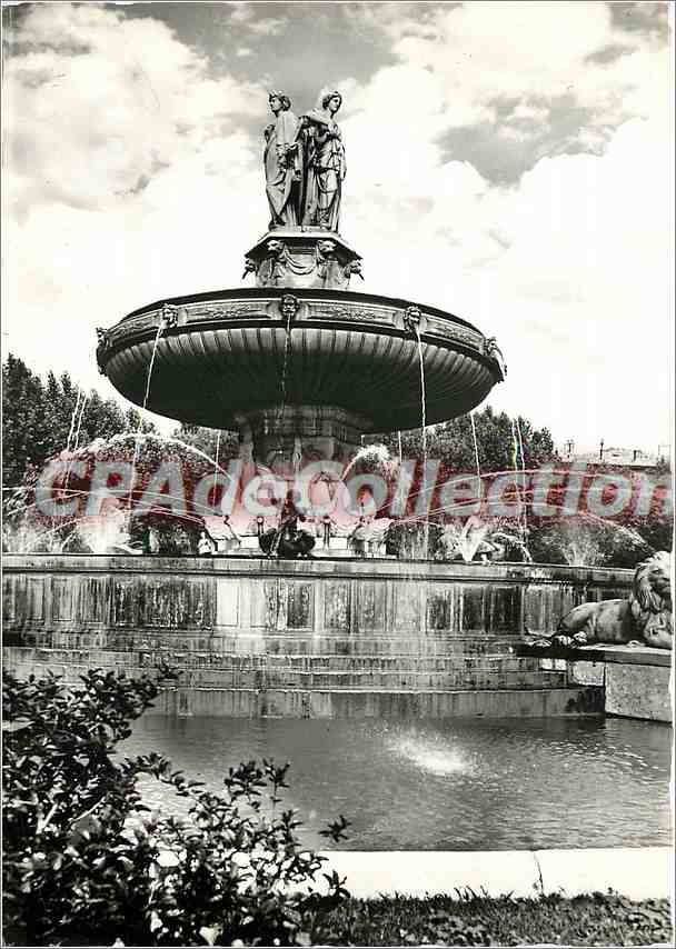 La Grande Fontaine sur la Rotonde — Aix-en-Provence (Bouches-du-Rhône) — Société d'Éditions de Carte — n° 2039