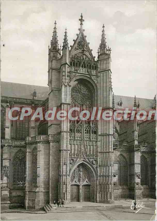 CPSM Limoges (Haute Vienne) La Cathedrale Porte St Jean
