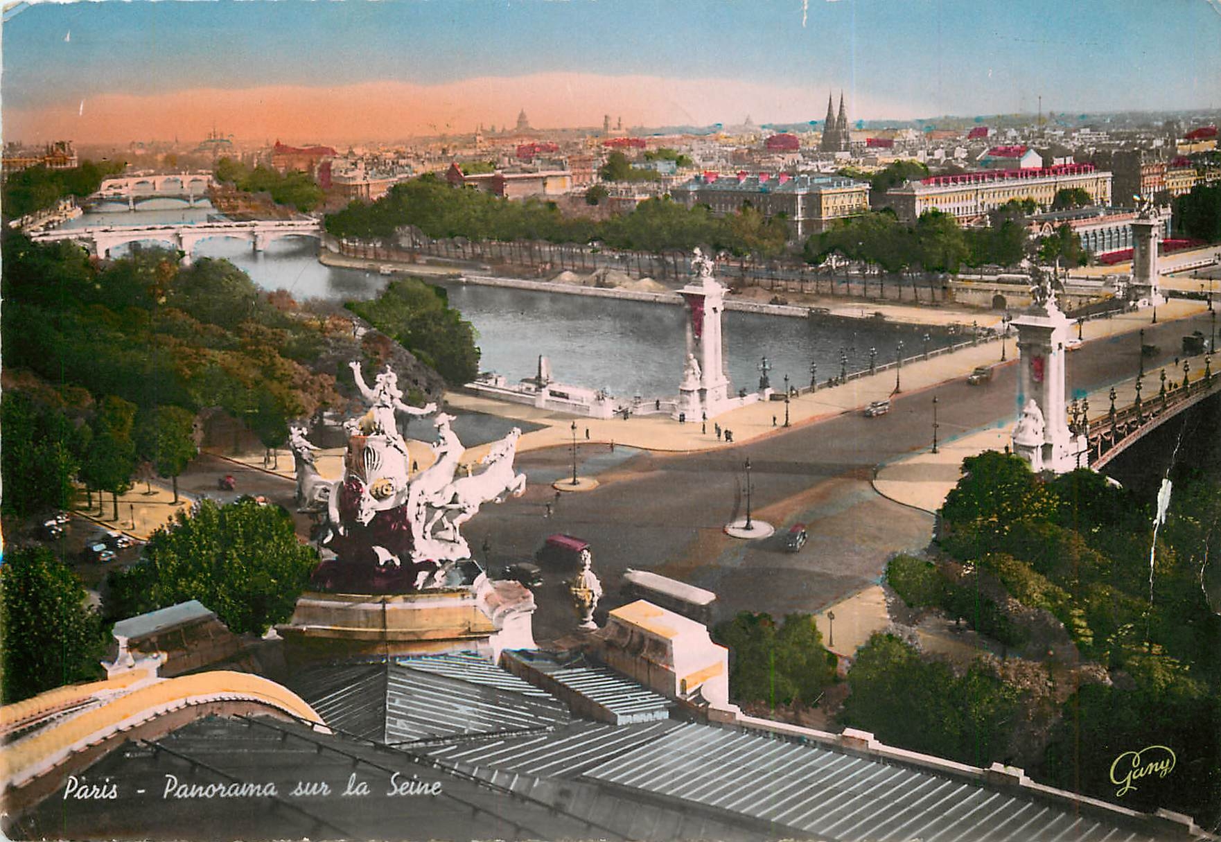 Paris - Panorama sur la Seine — Gany