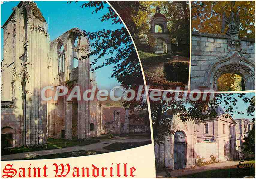 CPSM Abbayes de Saint Wandrille (S Mme) apercus d'Automne
