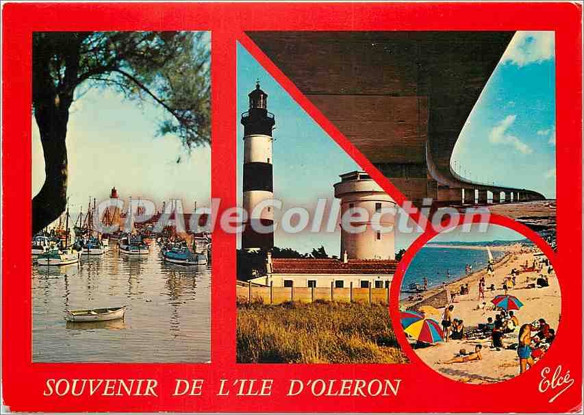 The Island of Oléron — Souvenir of the Island of Oléron — Publisher Elcée, no. 6092