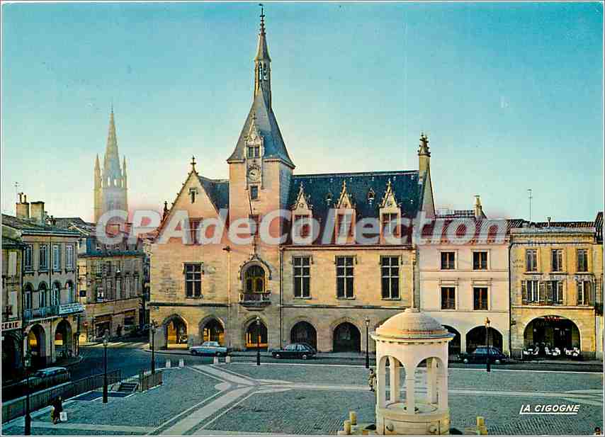Libourne (Gironde) — La place A. Surchamp et l'Hôtel de Ville — Éditions La Cigogne