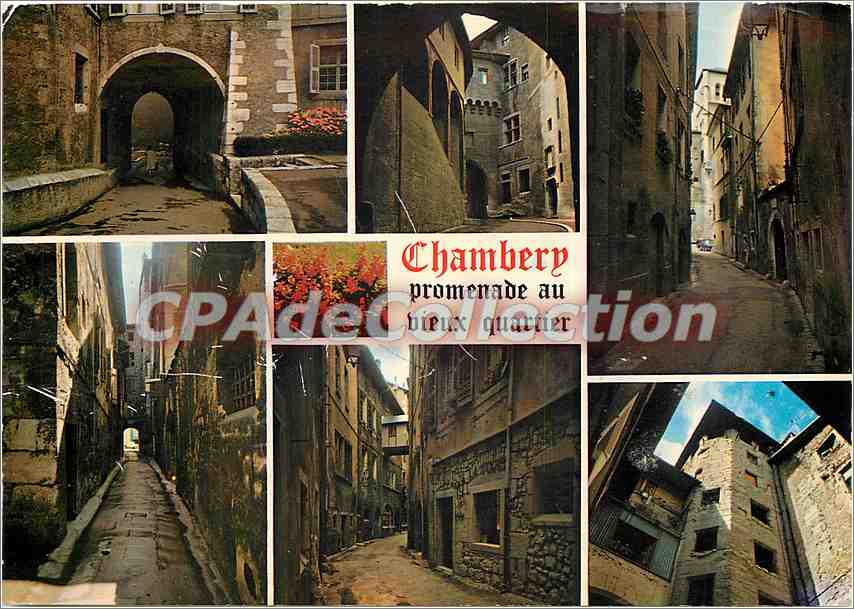 CPSM Chambery (Savoie) Les Vieux quartiers