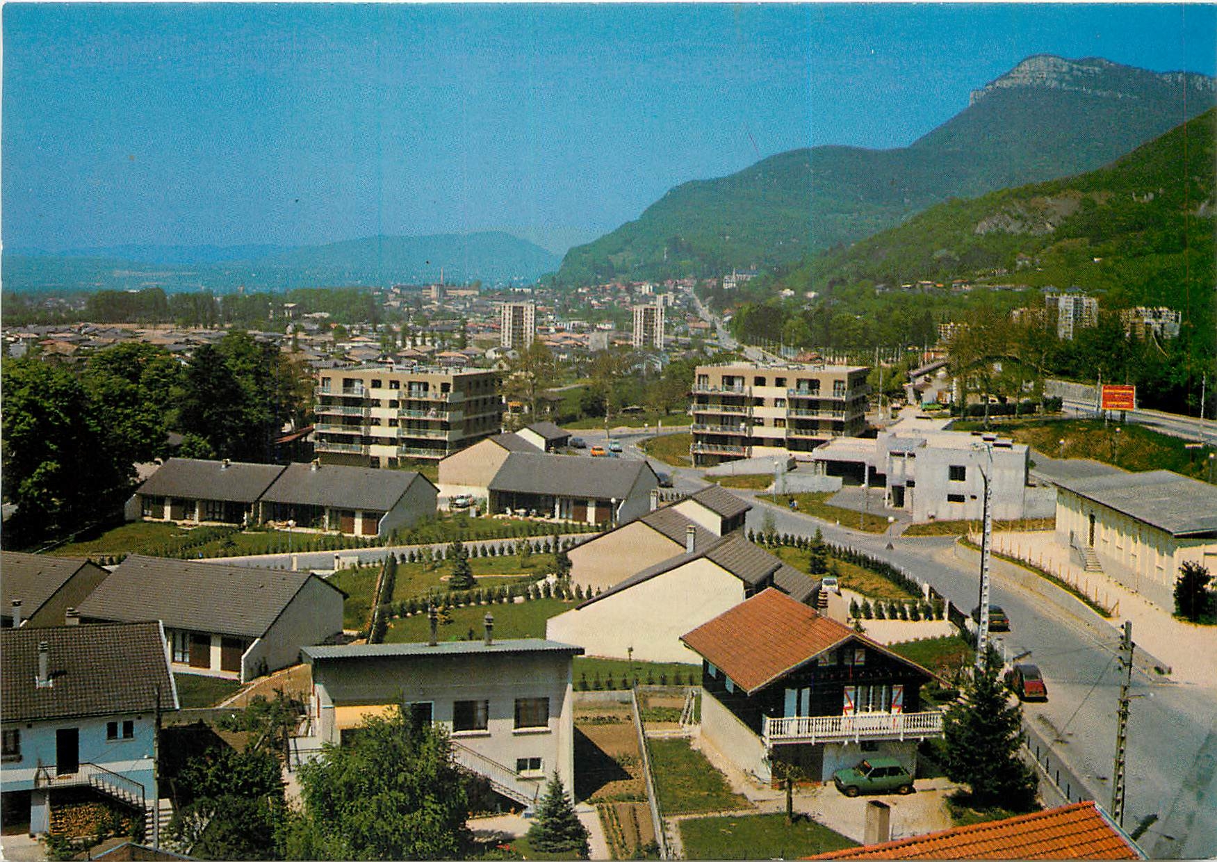 Voreppe (Isère) — Die Viertel Volouise und Bourg-Vieux — Im Hintergrund der Grand Ratz — Cliché-Edition und Realisation