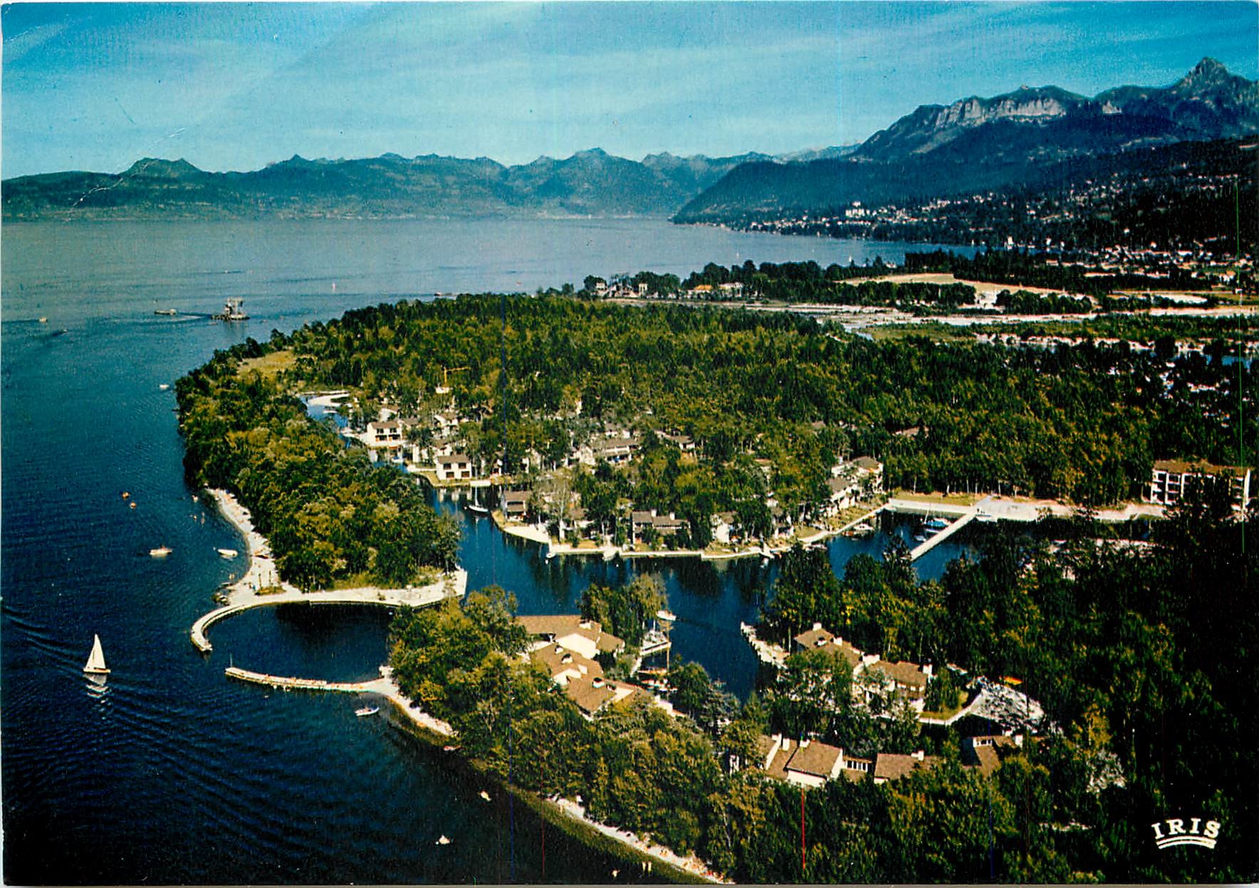 Thonon-les-Bains — Vue aérienne de Port-Ripaille — Éditions IRIS
