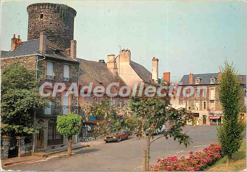 Allassac (Corrèze) — La belle tour en schiste veille sur le paisible village — Les Éditions du Gabier
