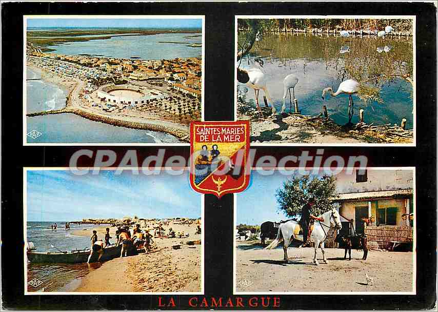 Saintes-Maries-de-la-Mer — La Camargue — Ediciones S. Auriol-Ares, Perpignan (P.-O.)