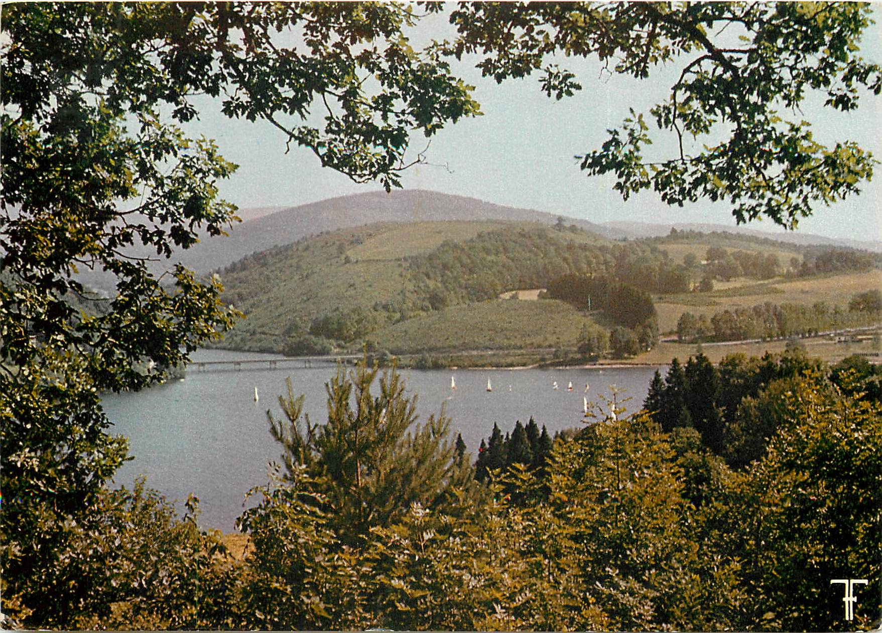 CPSM Languedoc Lac de la Raviege pres de la Salvetat sur Agout