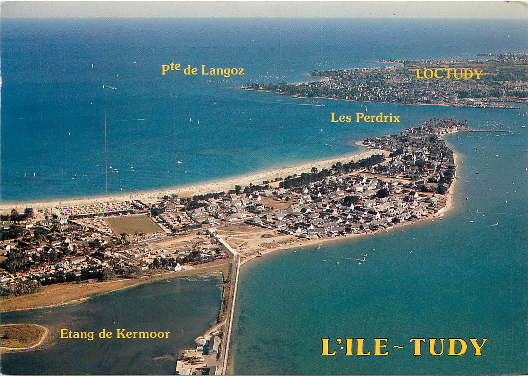 L'Île-Tudy — Vue aérienne des péninsules et étangs — Édition YCA - Quimper