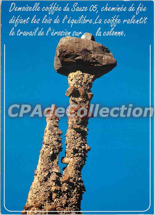 CPSM Curiosite des Hautes Alpes En bordure de la departementale le site classe des demoiselles coiff
