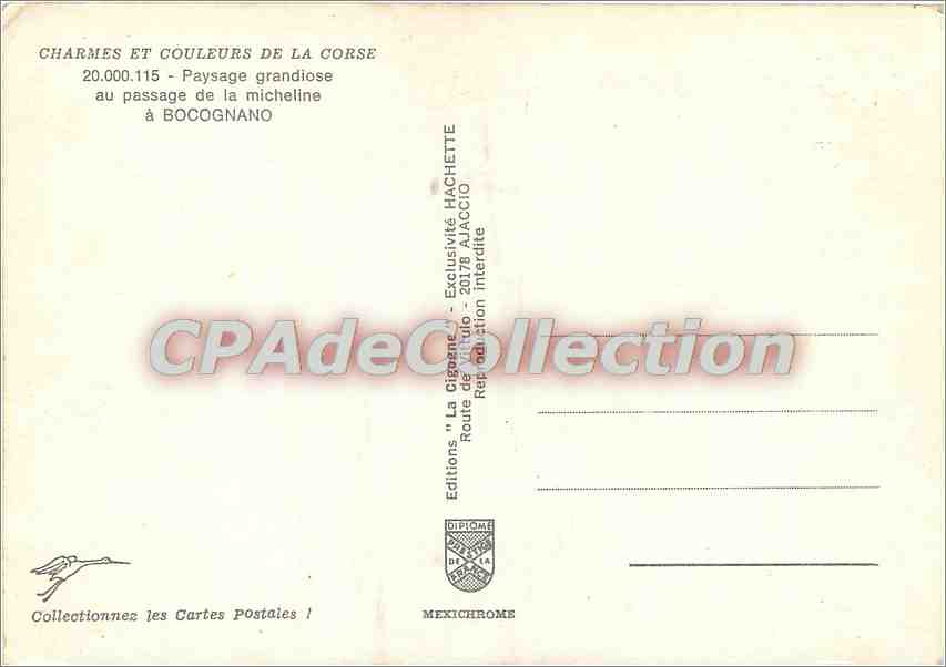 Paysage grandiose au passage de la micheline — Bocognano — Éditions Hachette — Reverso