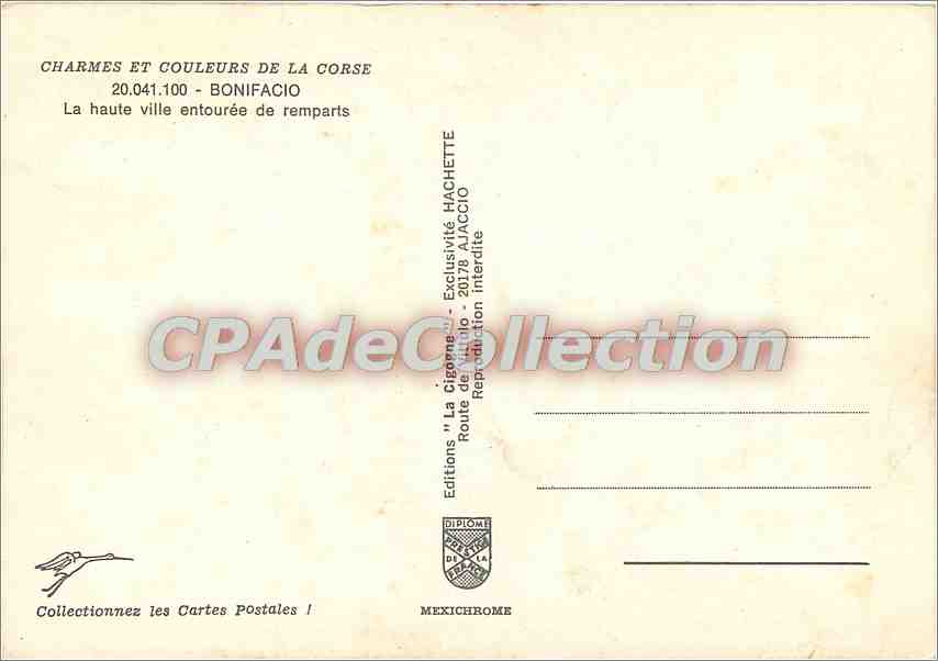 Bonifacio — La haute ville entourée de remparts — Editions Diplon — Reverso