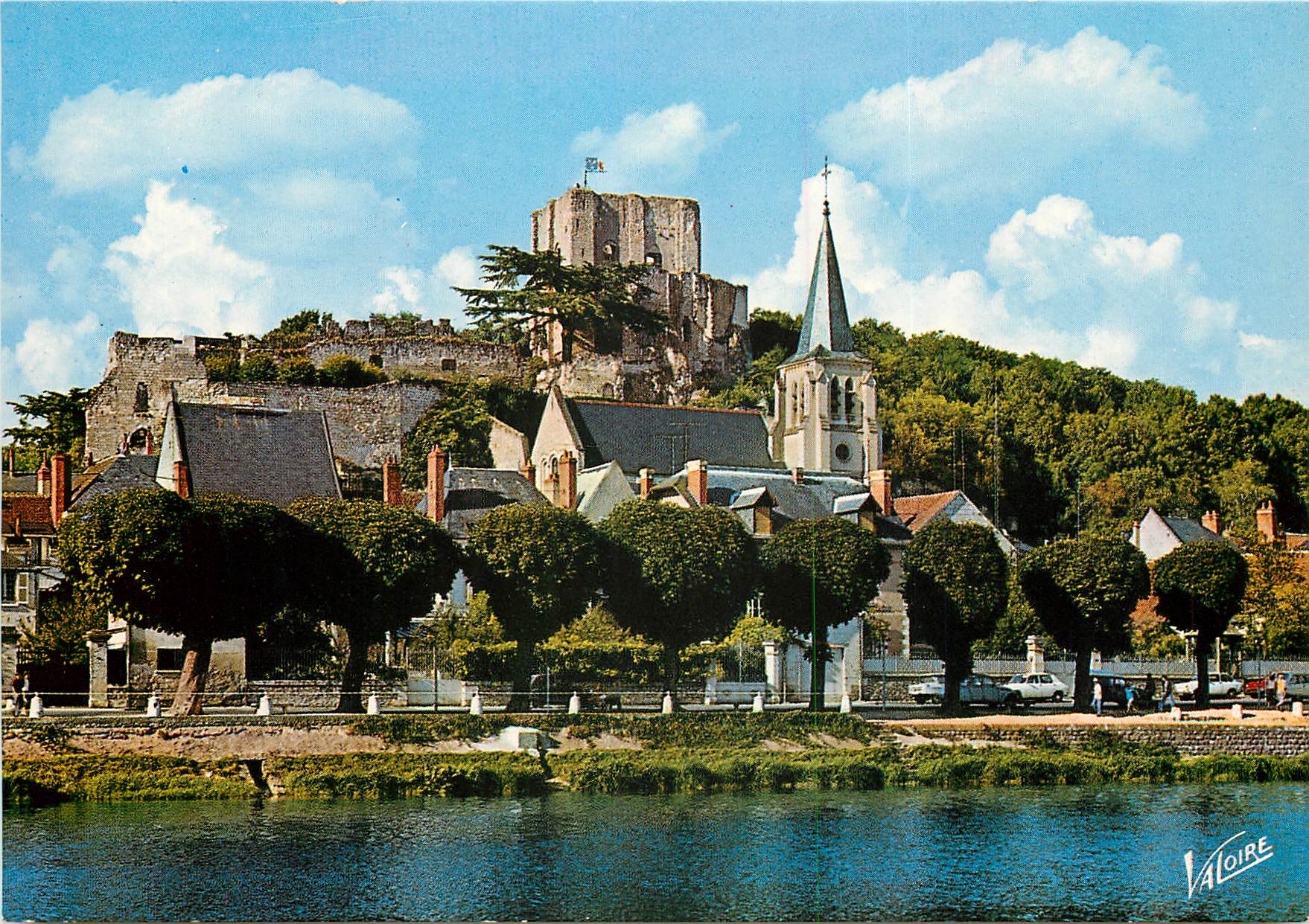 Valloire — vue du château et de l'église — Éditions LECONTE