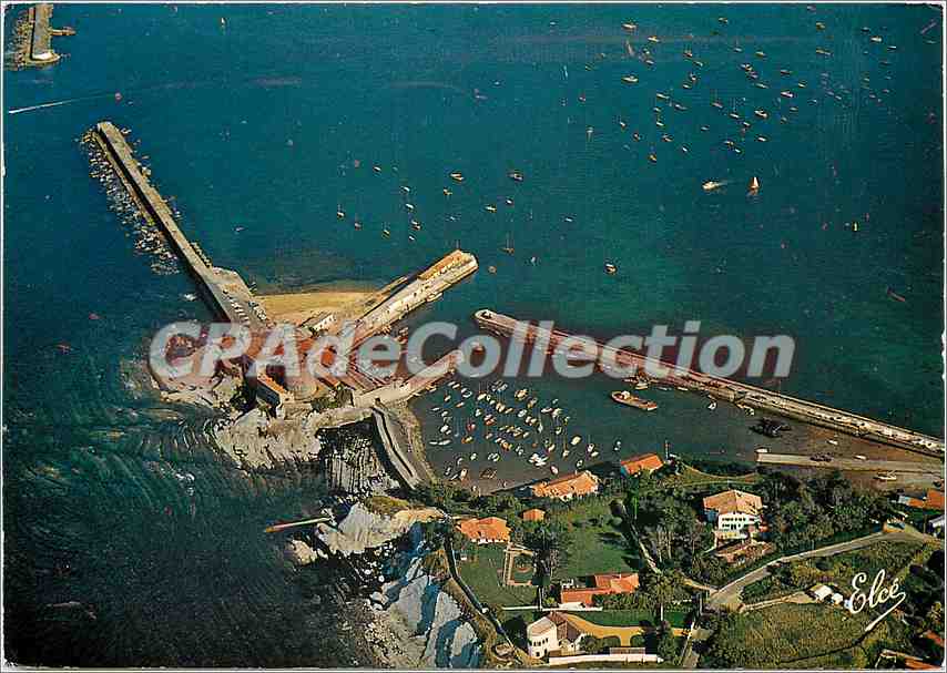 Halfmoderne ansichtkaart Halfmoderne ansichtkaart Saint Jean de Luz (Pyr Atlantique) Socoa algemene uitzicht op het Fort van Socoa het aangename haven en de