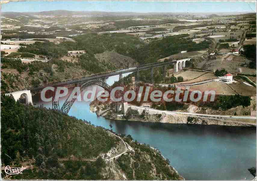 CPSM Garabit (Canatal) Station de Sports nautique et de Peche 278 79 le Viaduc Vue generale