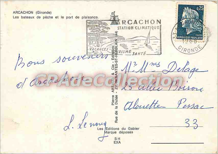 Arcachon — Les bateaux de pêche et le port de plaisance — Les Éditions du Gabier — Reverso