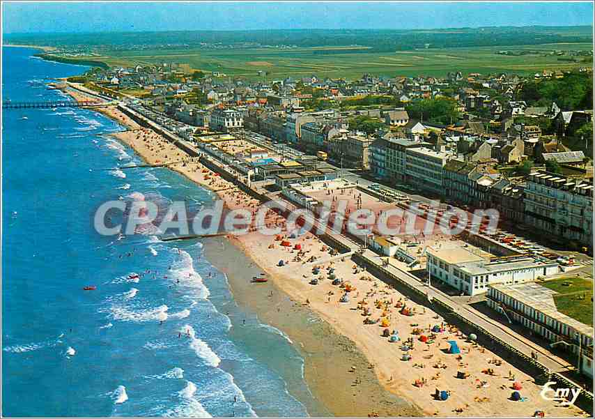 Luc-sur-Mer — Vue générale aérienne sur le front de mer — Éditions Normandes LE GOUBEY