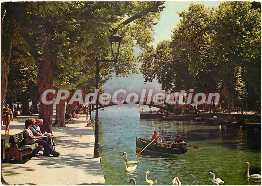 Anney (74 Haute-Savoie) — Canal du Vassé et le Pont des Amours — Éditions intérieures
