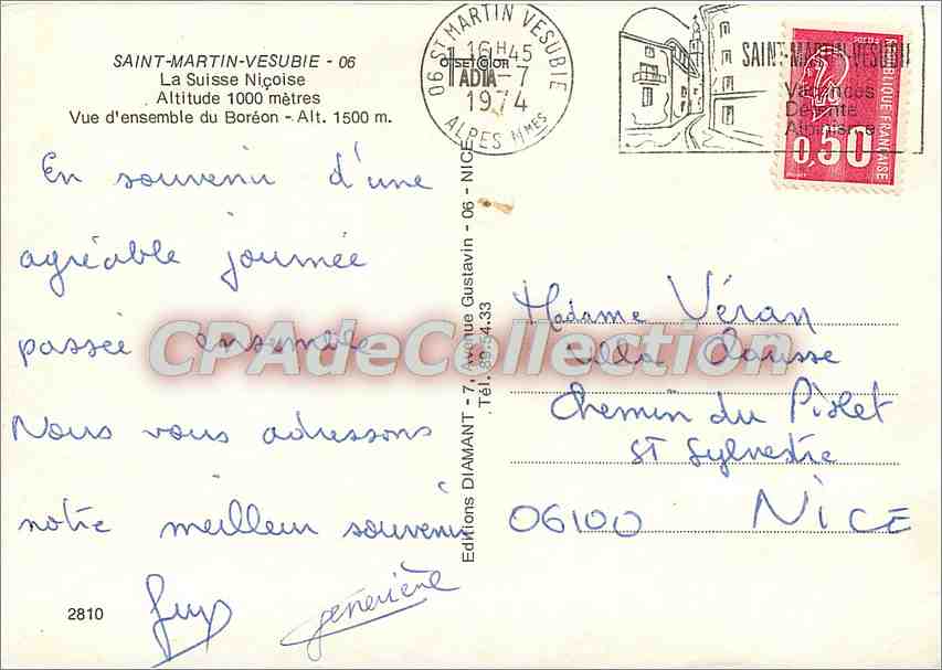 Le Boréon - Été et Hiver 1500 m — Éditions Diamant — Reverso