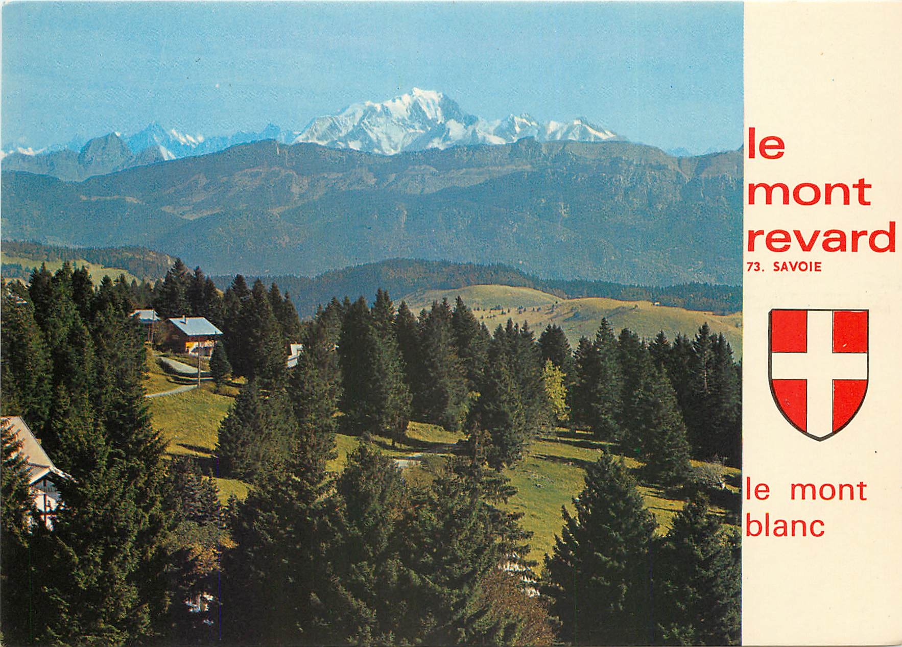 Le Mont Revard — panorama sur le Mont Blanc — Combière Imprimeur Mâcon
