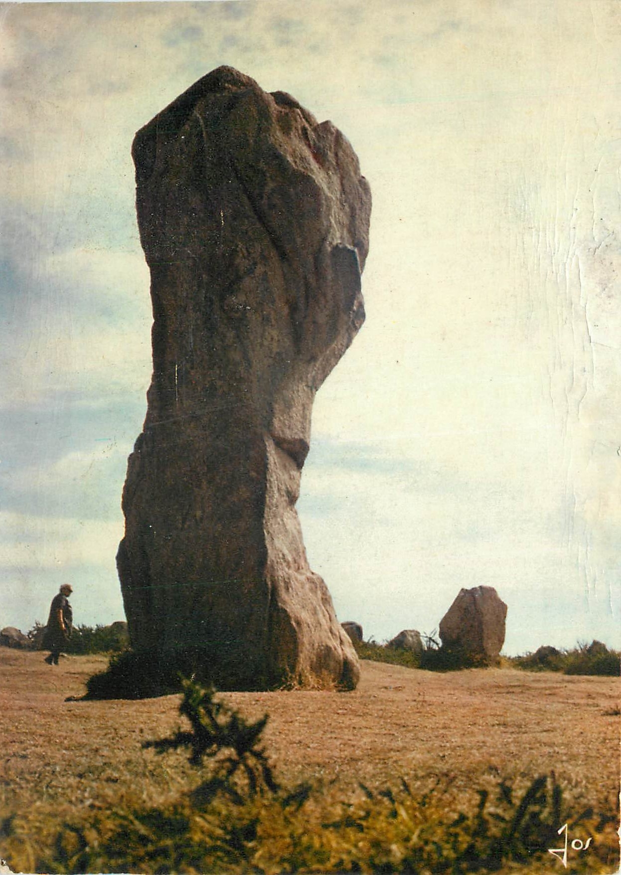 Carnac (Morbihan) — Alignements du Ménech, menhir « Le Géant » — Édition JOS, n° MX 3566