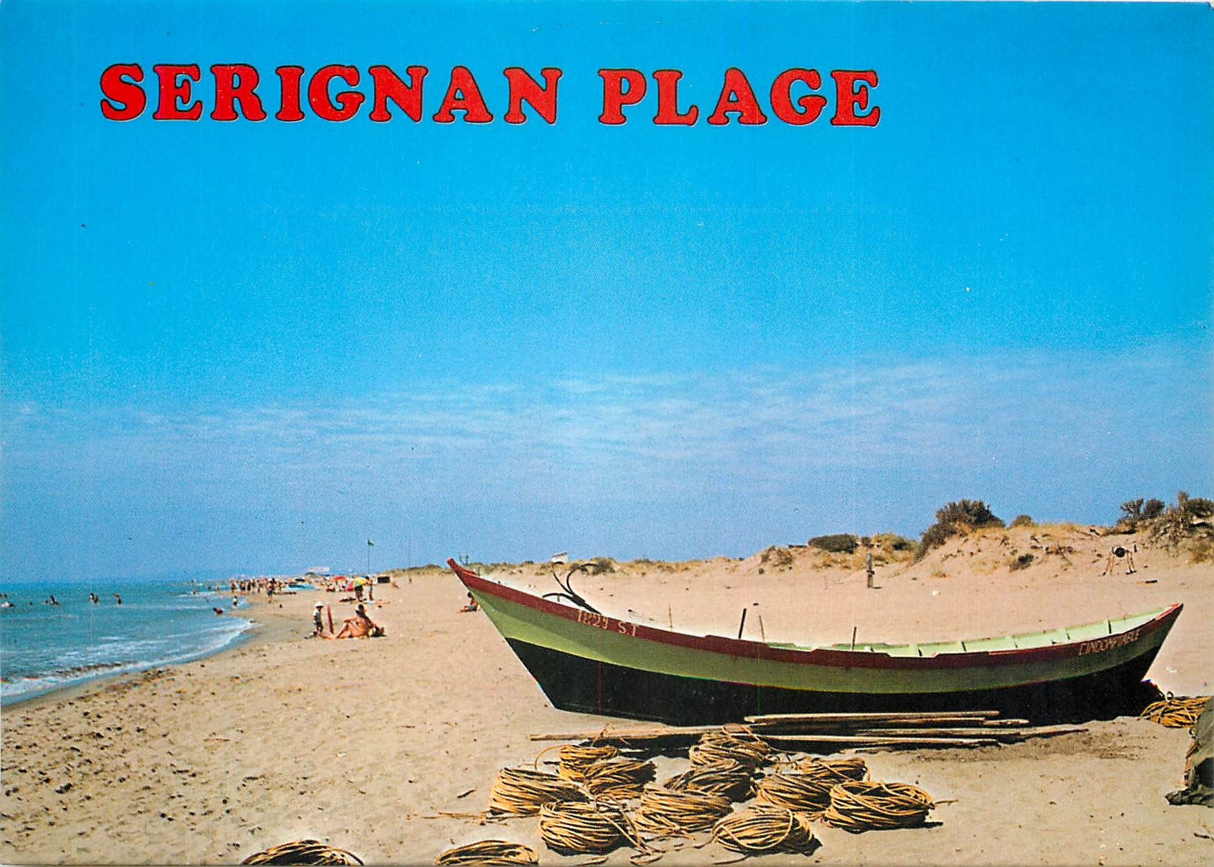 CPSM Littoral Languedocien Serignan Plage Retour de peche