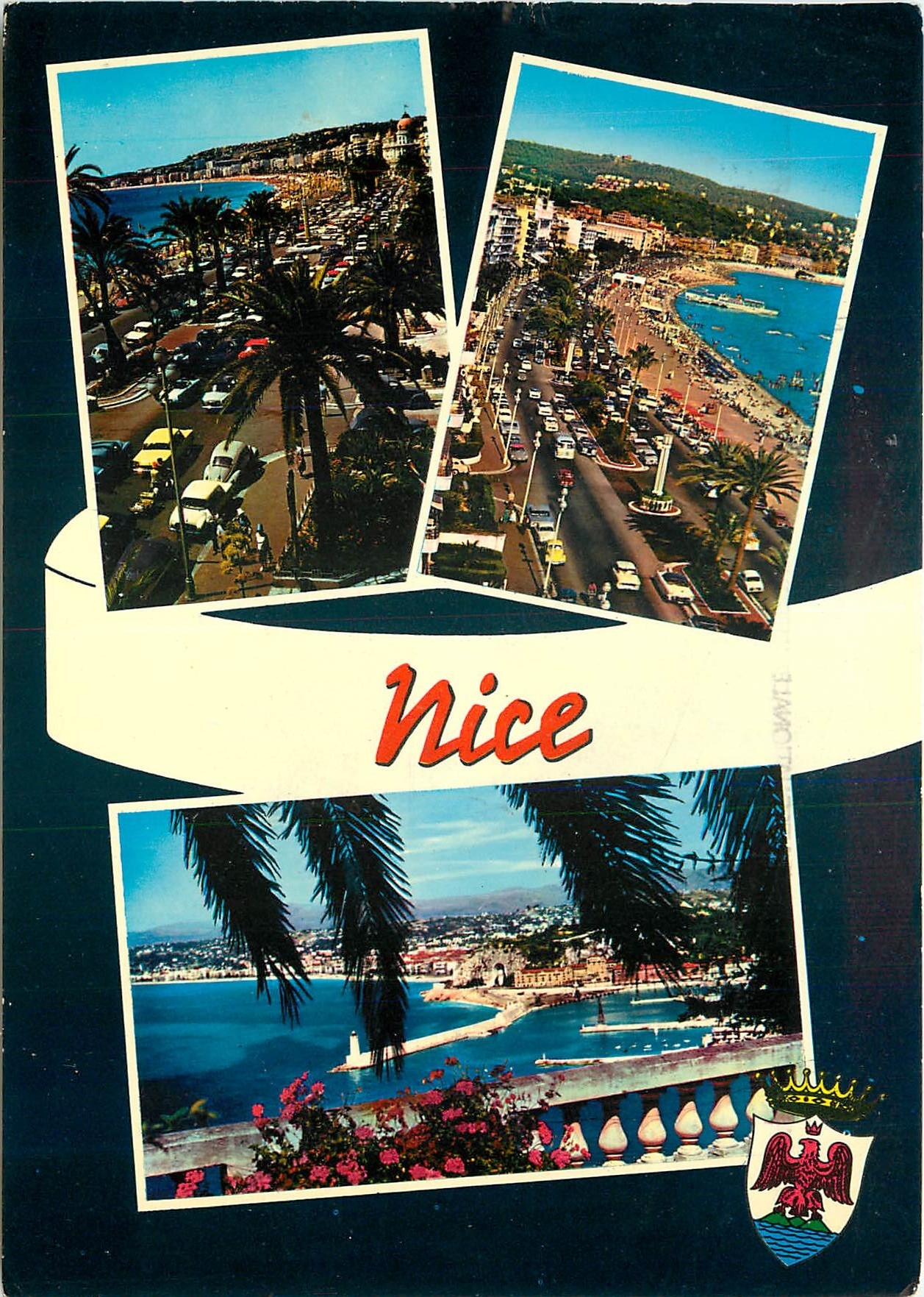 CPSM La Cote d'Azur Nice La Promenade des Anglais l'entree du Port