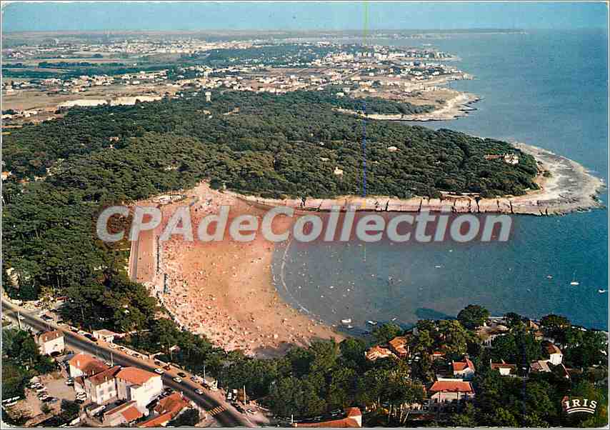 La Plage de NAUZAN vue du ciel — ST PALAIS/S/MER — Éditions Théoljac, Limoges