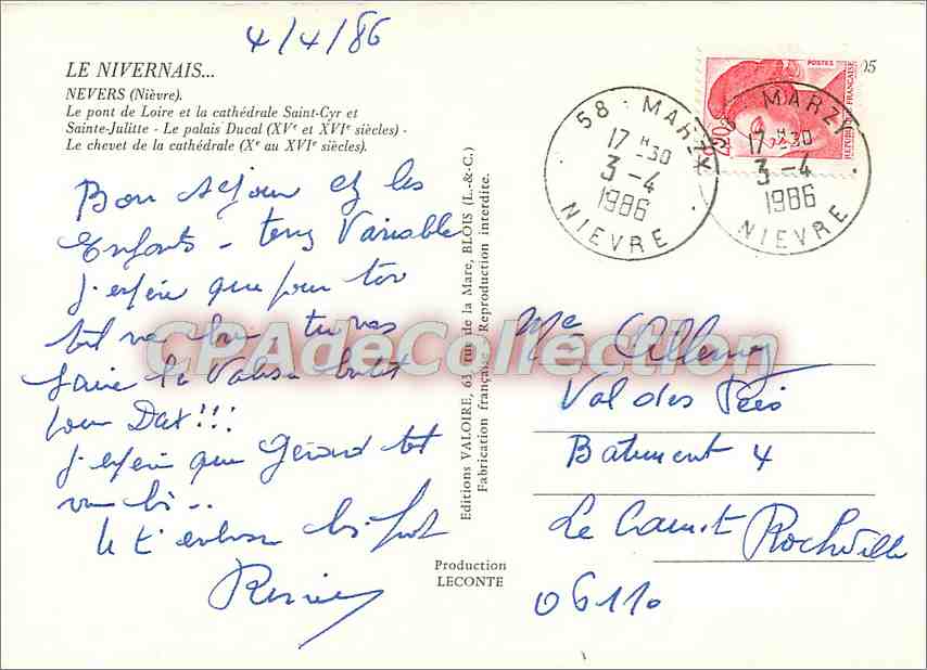 Nevers — Pont de Loire, cathédrale Saint-Cyr, palais Ducal — Éditions Valoire — Reverso