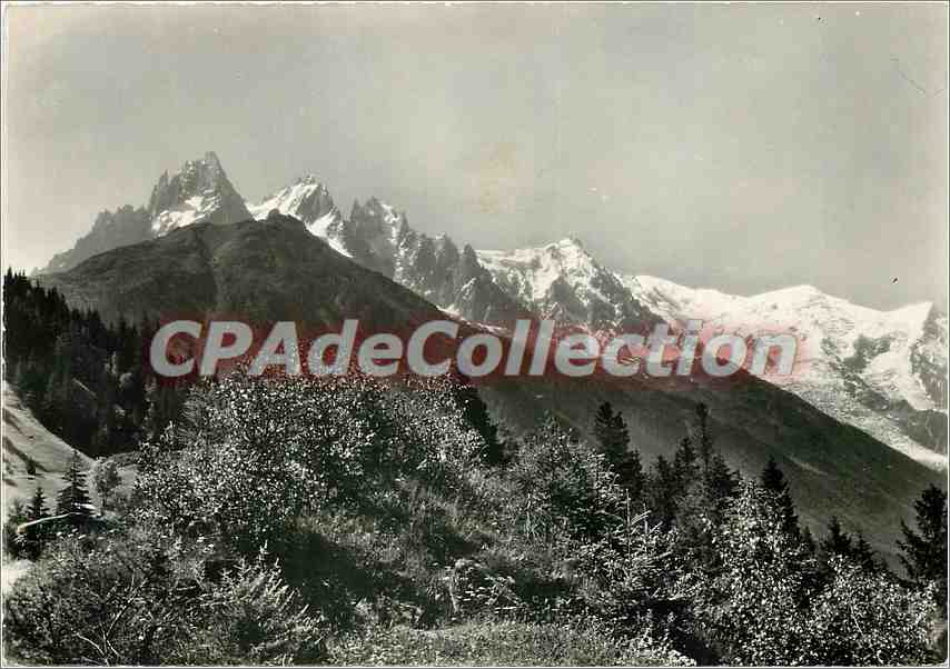 Le Lavancher (Haute-Savoie), vue sur la chaîne du Mont-Blanc — Éditions de l'Étang