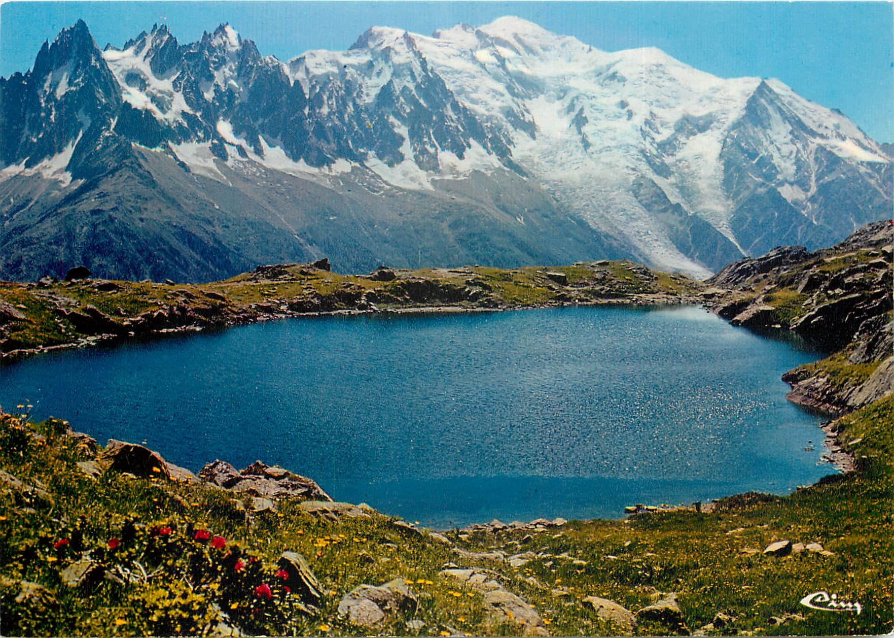 Lac des Cheserys — massif du Mont-Blanc — éditeur Cimchrome