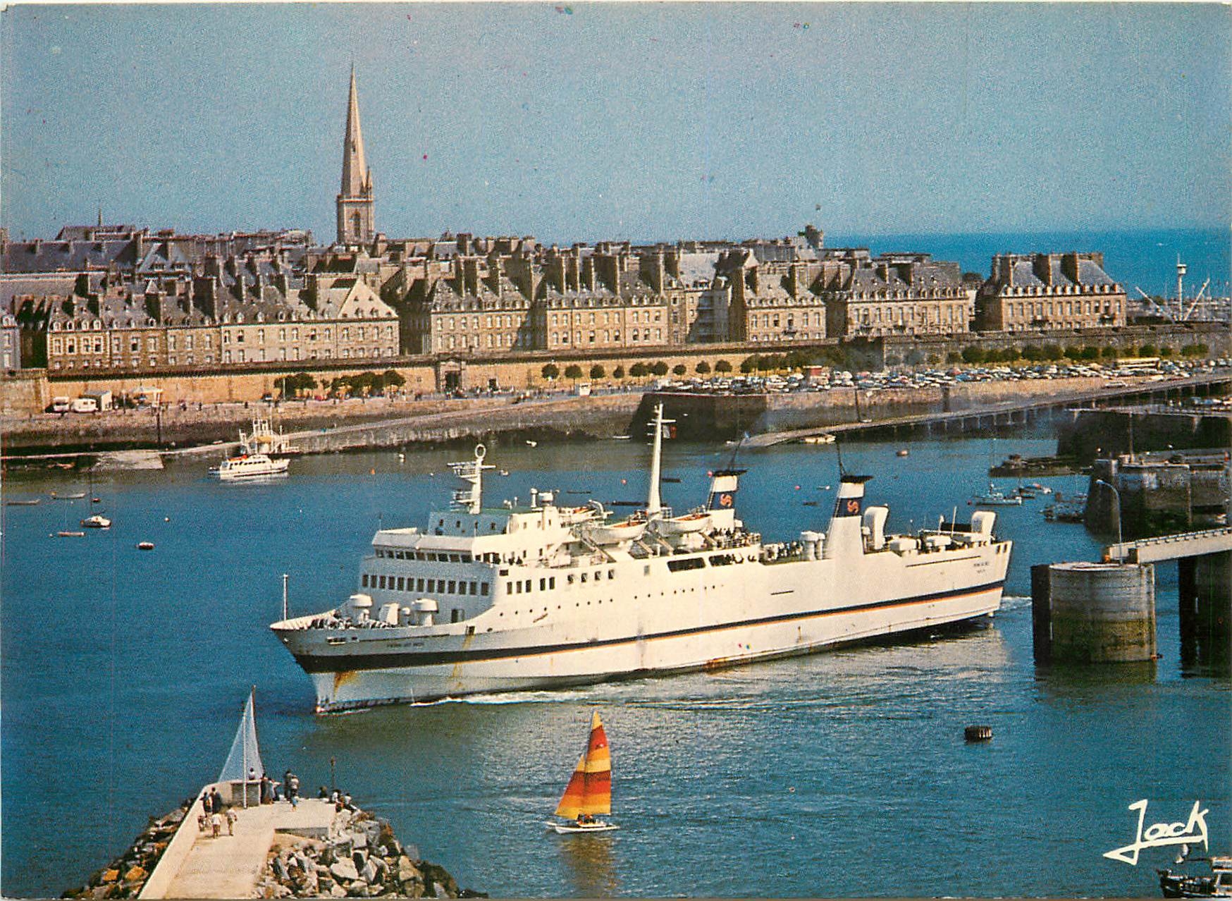 Saint-Malo — Porto con il traghetto 'Pen-ar-Bed' — Edizioni d'Arte K. 22700
