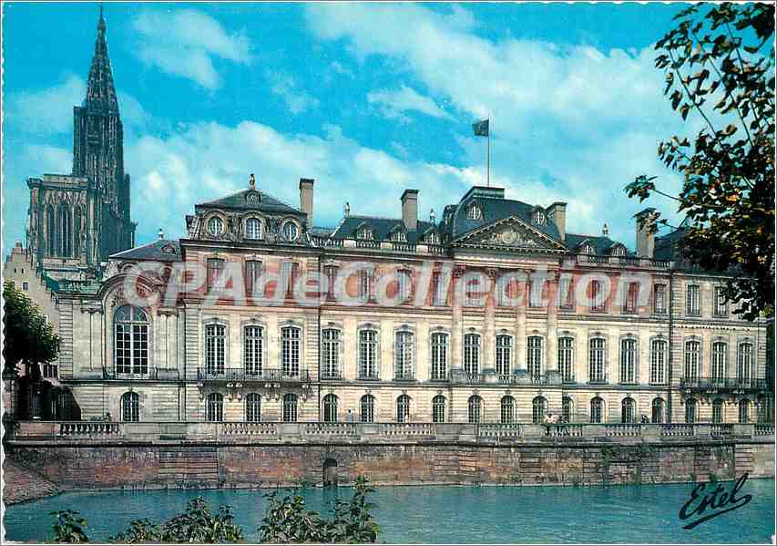 CPSM Au Pays des Cigognes Strasbourg Palais des Rohan architecture francaise du XVIII au premier pla