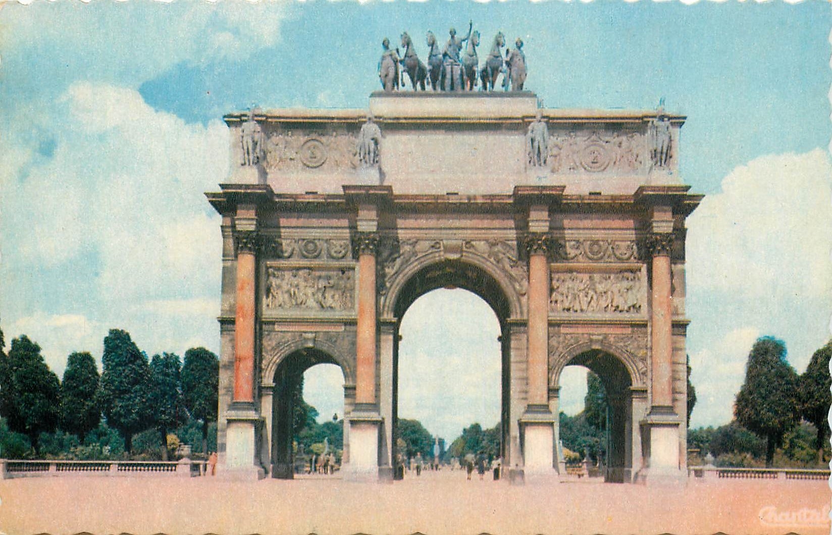 Arc de Triomphe du Carrousel — Paris — Éditions Chantal - Anverso