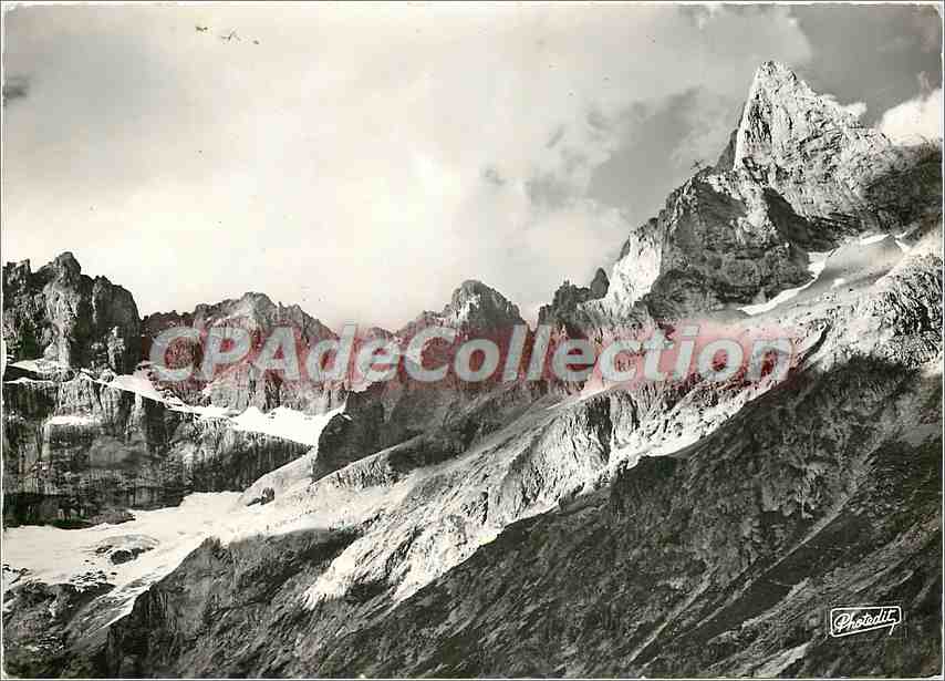 La Berarde - 1720-4103 m — Ansicht des Süd- und Nordgipfels — Photodit
