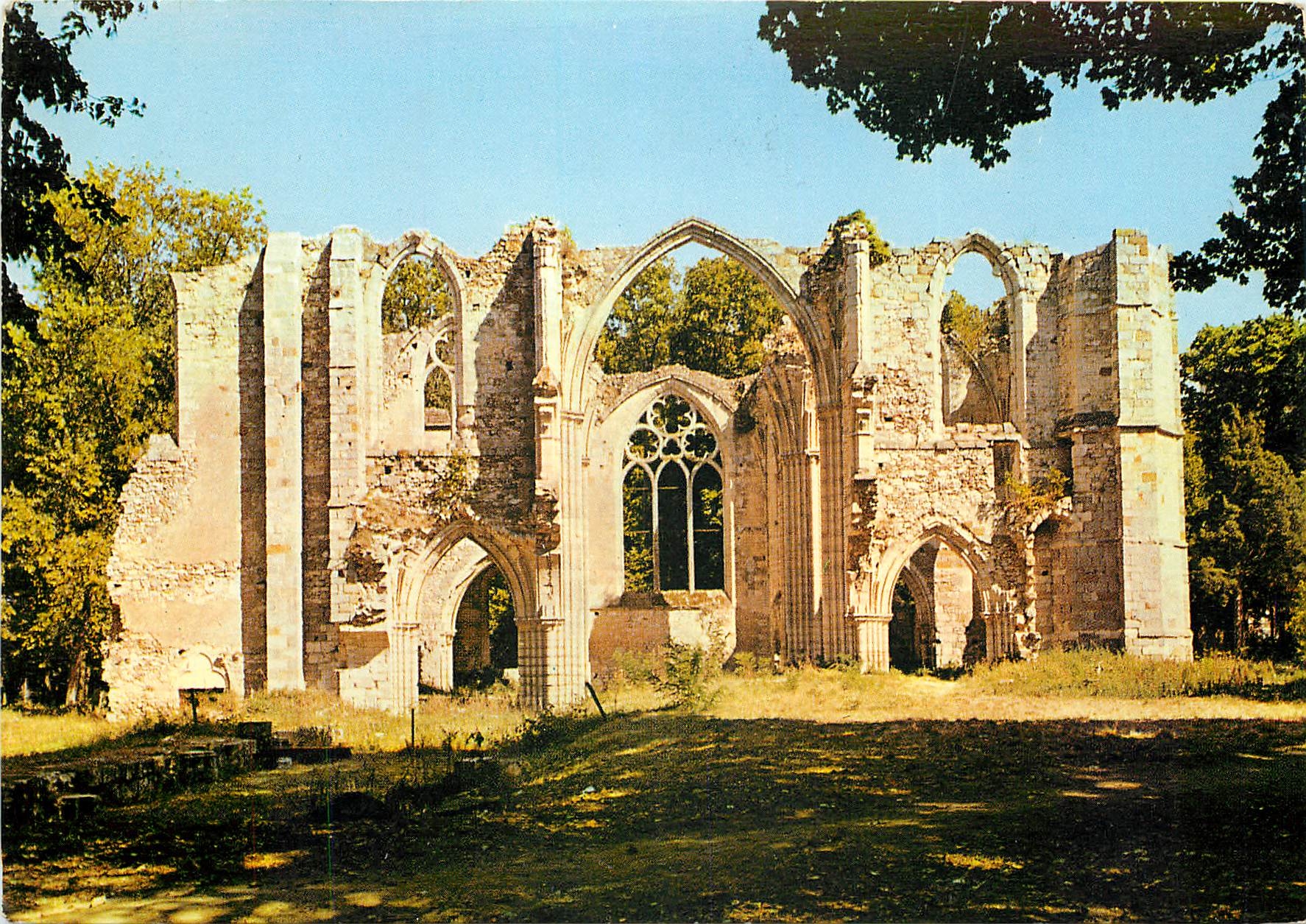 CPSM Dammarie les Lys (Seine et Marne) Les ruine de l'abbaye de Lys fondee par Blanche de Castille (