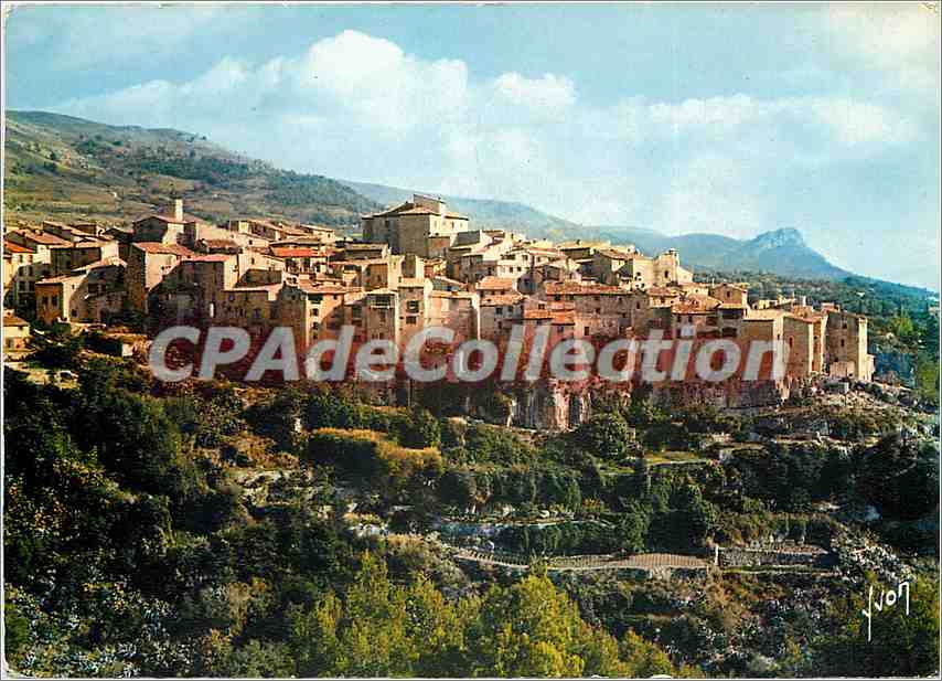 Tourettes-sur-Loup — village fortifié — Éditions d'Art YVON, n° E.K.B. 898