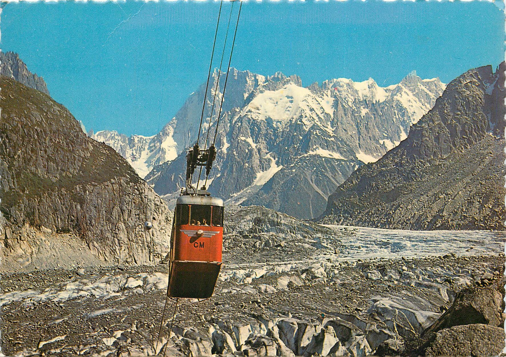 Chamonix-Mont-Blanc — Descente de la Mer de Glace depuis le Montenvers — Édition Cellaard