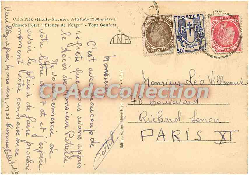 Chalet-Hôtel "Fleurs de Neige" — Tout Confort — Édition Contes, Châtel — Reverso