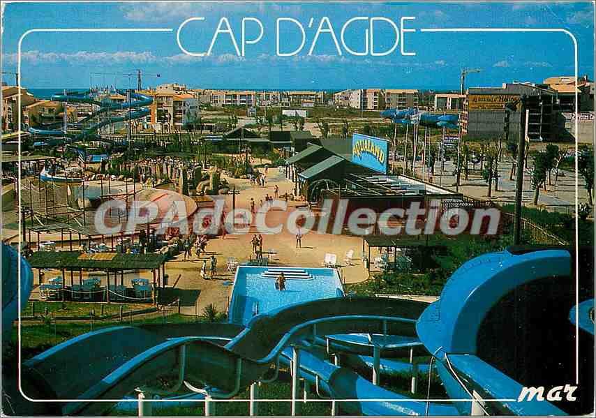 CPSM Le Languedoc le Cap d'Agde Aqualand Premier parc aquatique d'Europe