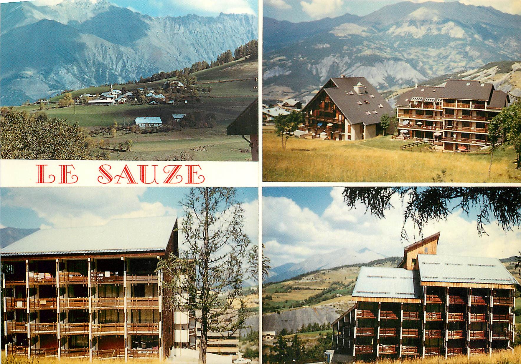 Le Sauze — Station de montagne — Éditions MAF, NICE