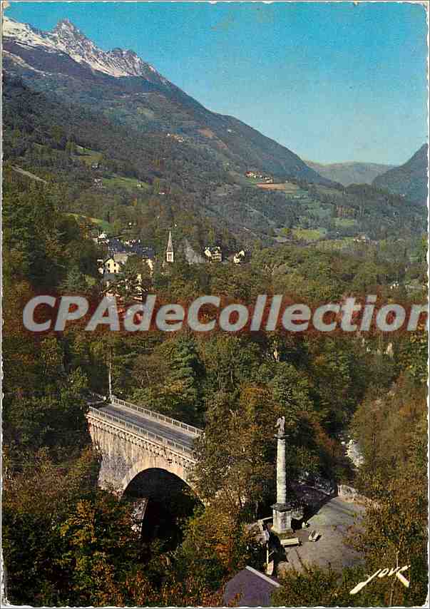 Luz-Saint-Sauveur (H.-P.) — Le Pont Napoléon et la Station Thermale — Édition Jove