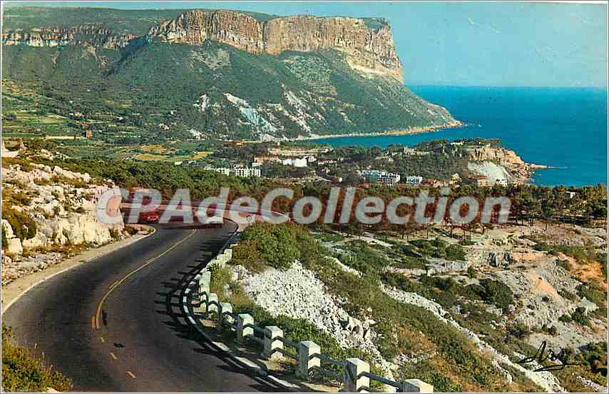 Vue de la route côtière à Grasse — éditeur : Éditions Rétrospective — n° de série non visible - Recto