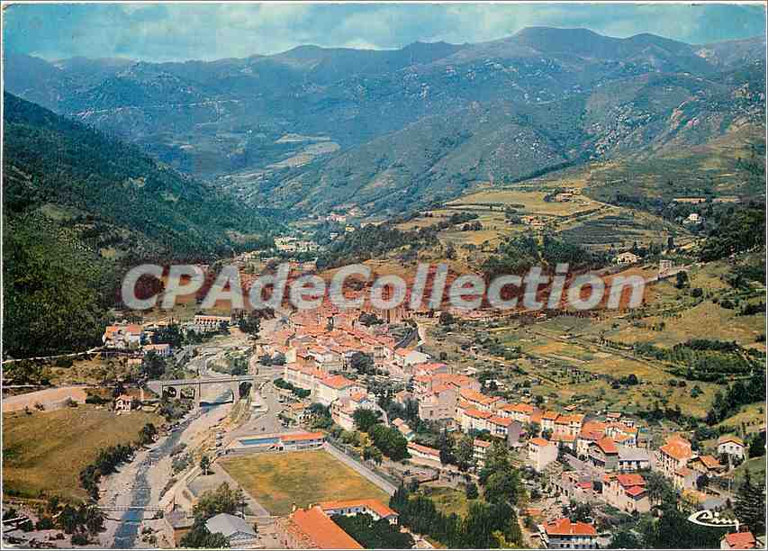 CPSM Prats de Mollo la Preste (Pyr Or) Vue generale aerienne