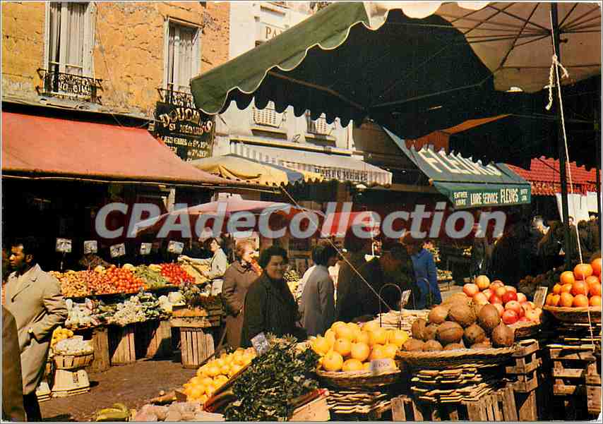 Marché de la rue Mouffetard — Paris — Éditions CHANTAL, Paris