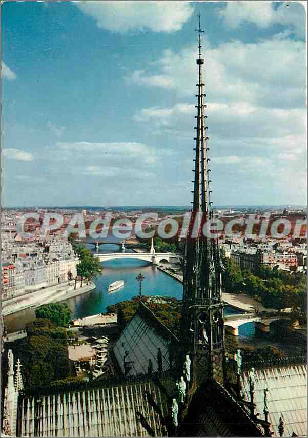 Paris — Vue sur la Seine et Notre-Dame — Ganycolor