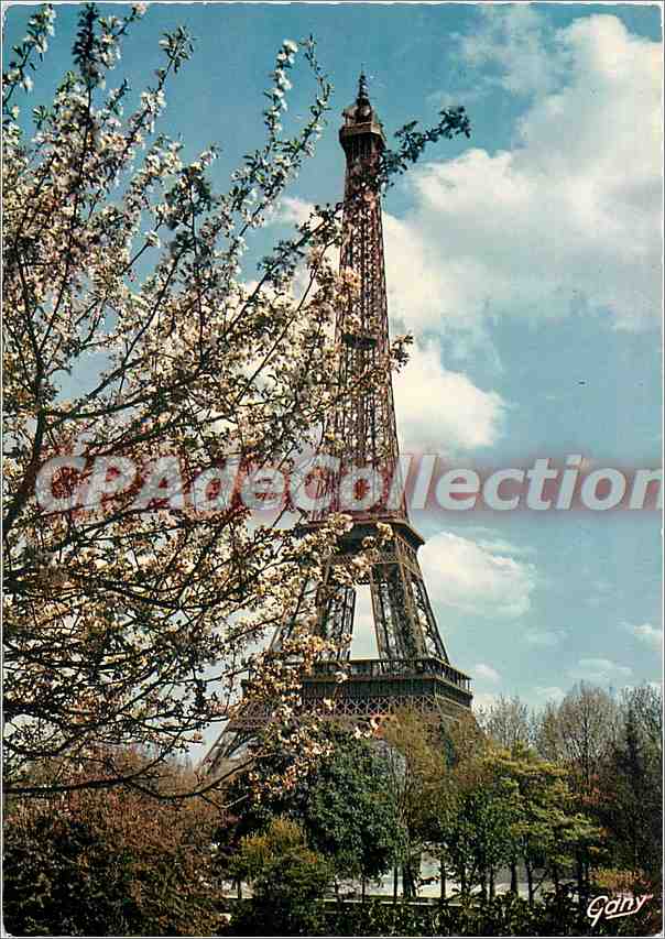 CPSM Paris la Tour Eiffel