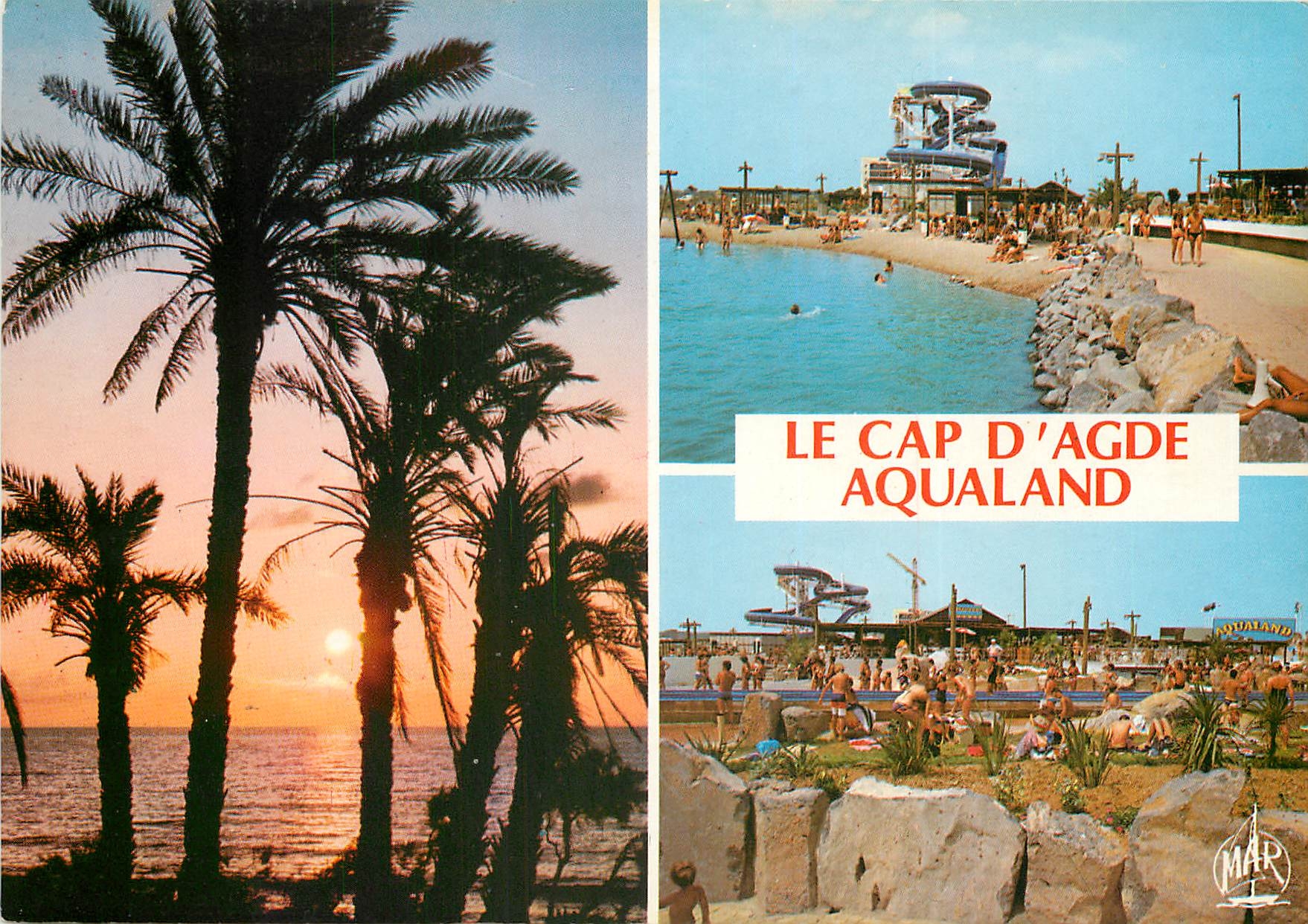 CPSM Le Languedoc le Cap d'Agde Aquailand Premier Parc Aquatique d'Europe